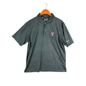 Texas Tech Red Raiders Under Armour Catalyst Activewear Polo Shirt Men LargeNCAA